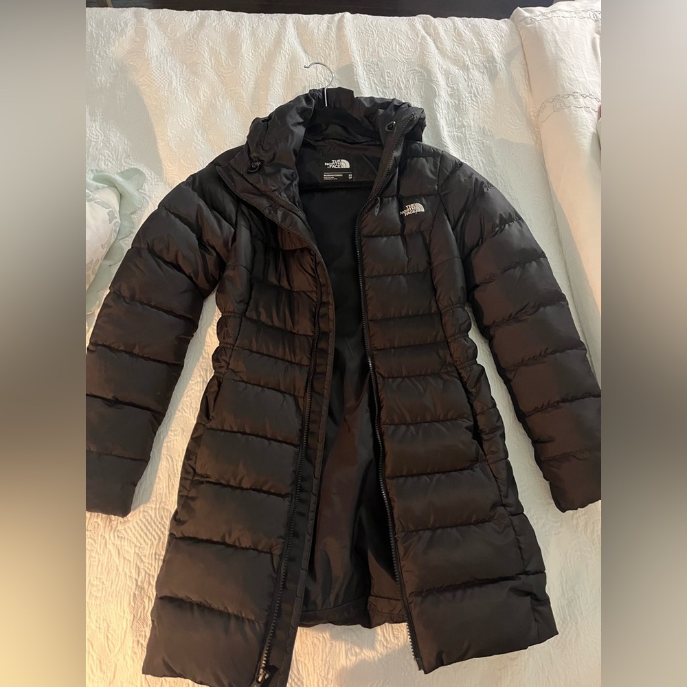 The North Face Women's Long Black Puffer Jacket